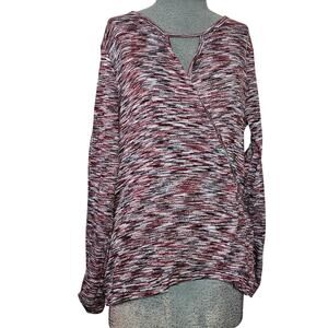 Knit Wrap Lightweight Sweater Size Medium